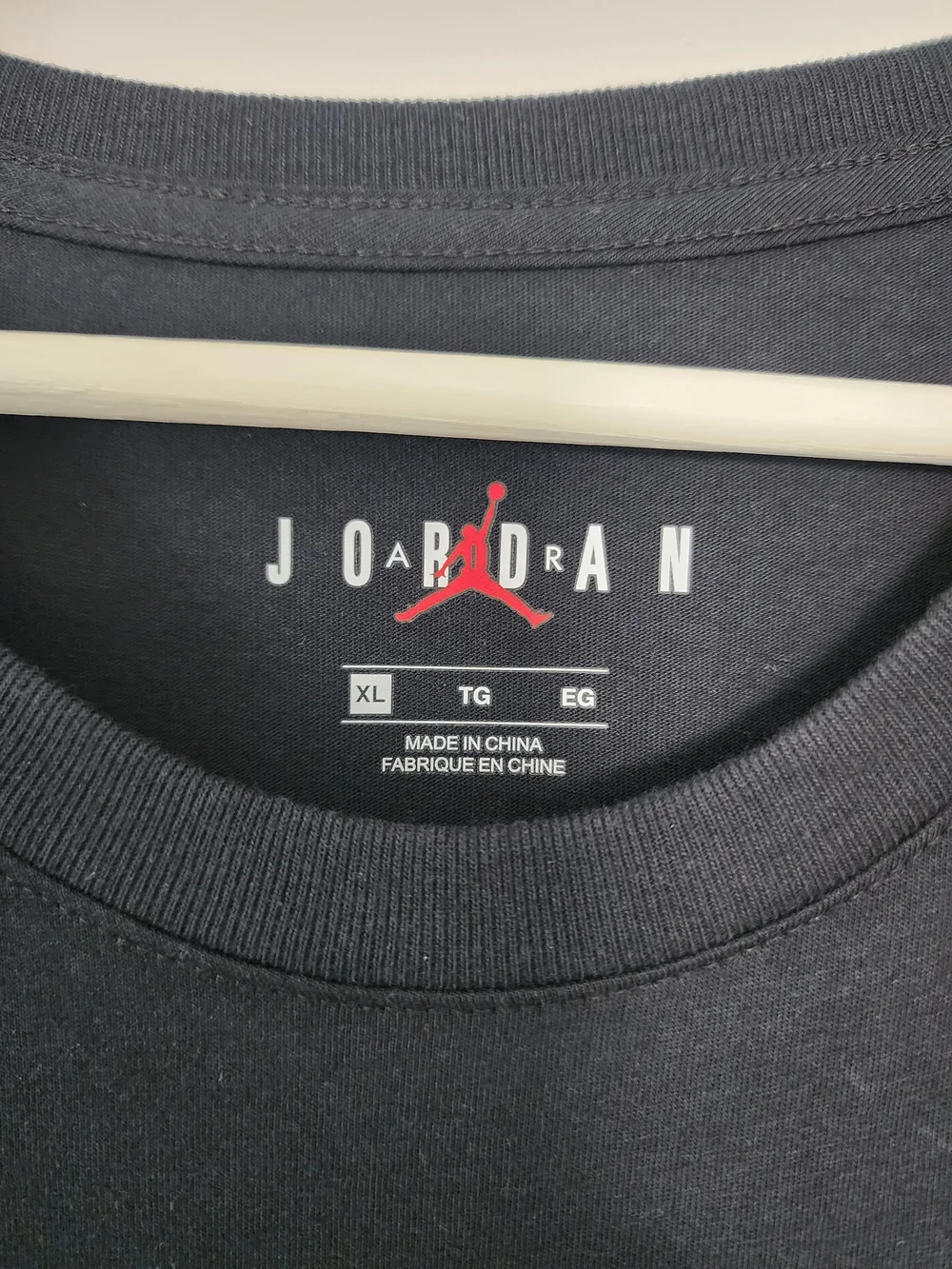 Nike Air Jordan Black T-Shirt with Gold Logo
